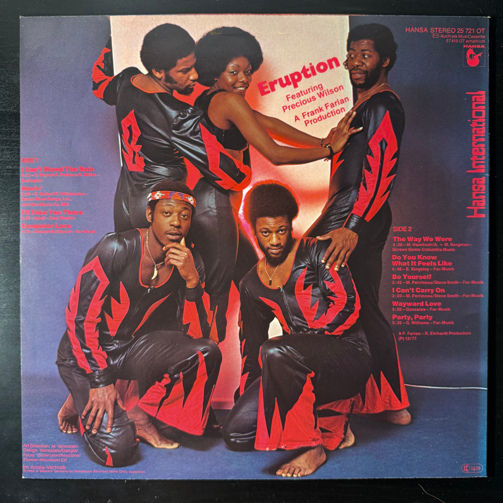 Eruption – Eruption (Германия 1971г.)