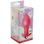 Анальная силиконовая пробка с вибрацией Bulb Anal Plug (7 режимов) (Цвет: розовый)