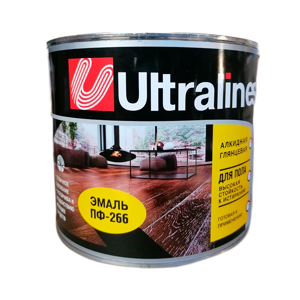Эмаль ПФ-115 "ULTRA LINES" ЧЕРНАЯ 2,6 кг
