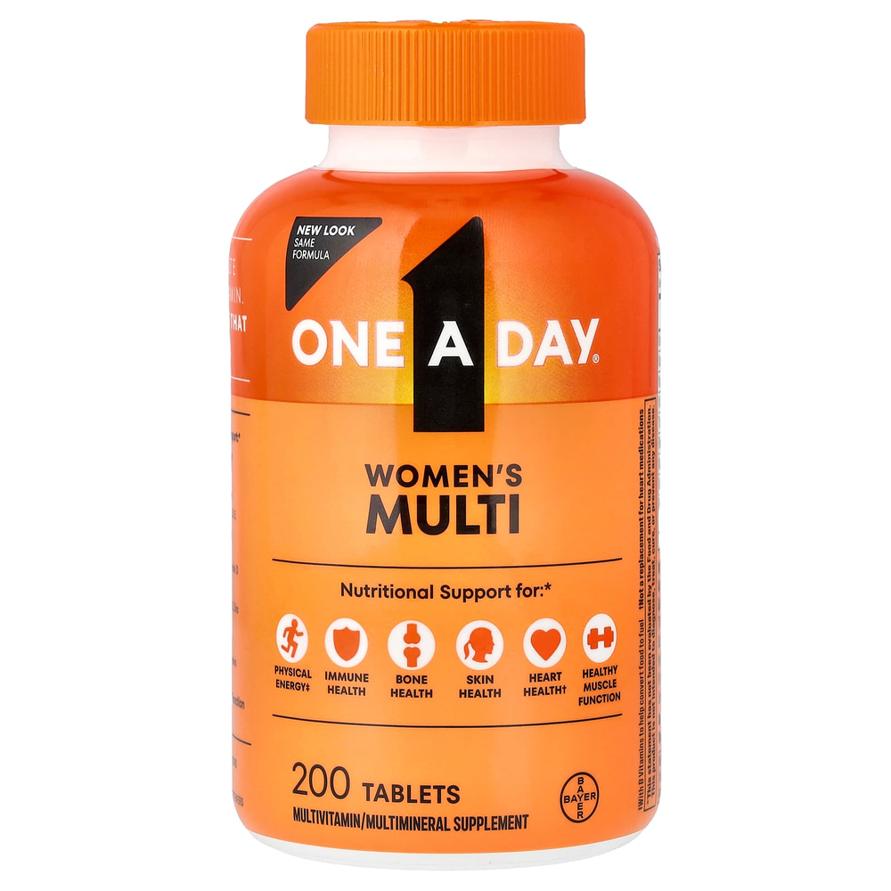 One-A-Day, мультивитамины для женщин, 200 таблеток