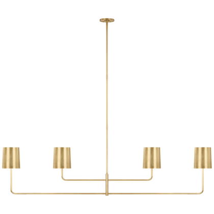 Люстра Visual Comfort Go Lightly 70" Four Light Linear Chandelier