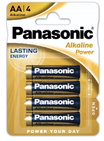 Элемент питания Panasonic Power LR6 AA BL4 Alkaline 1.5V (комплект 4 шт)