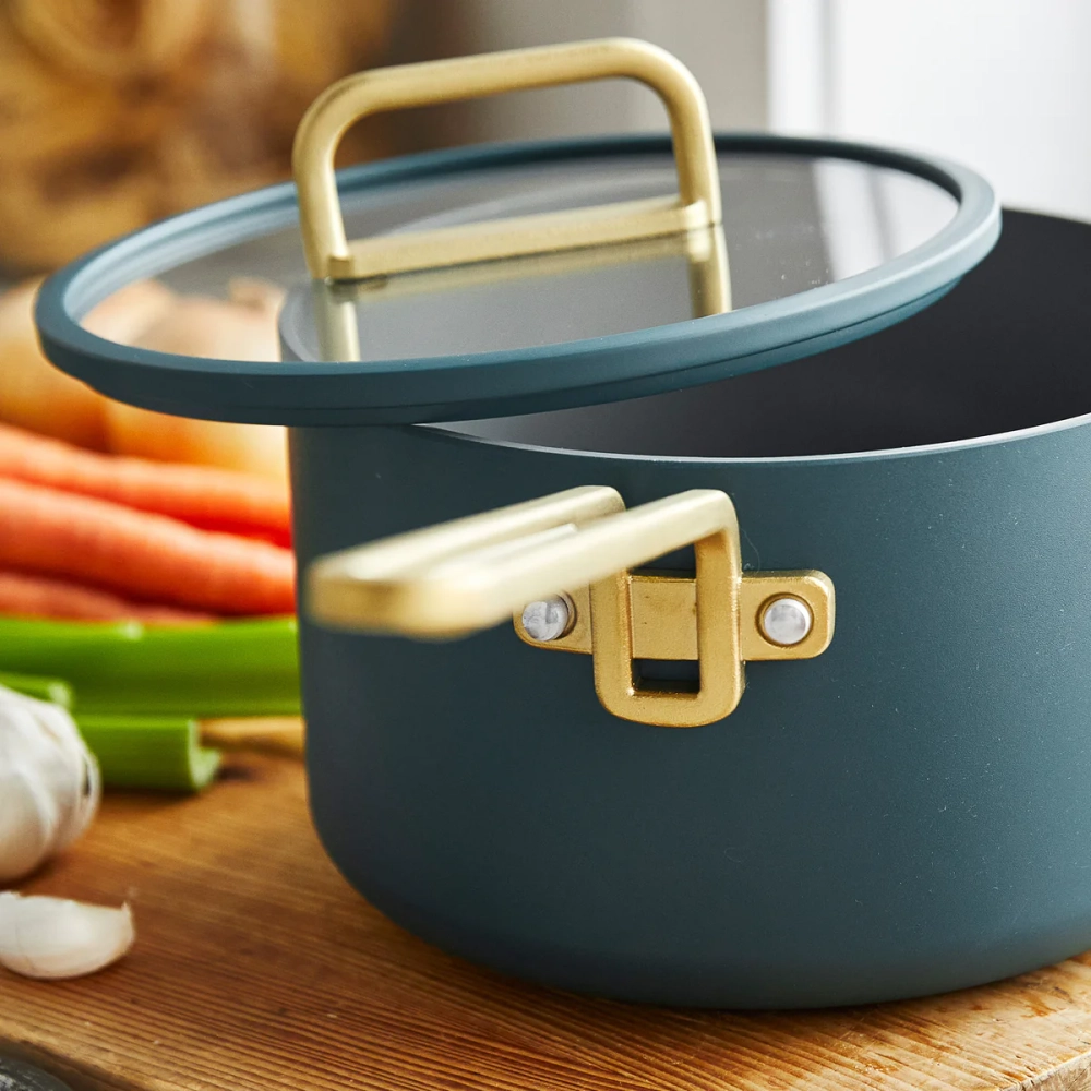 GreenPan Сотейник Stanley Tucci™ 20 см 3,78 л + крышка Pine Green EAN 4894871039209