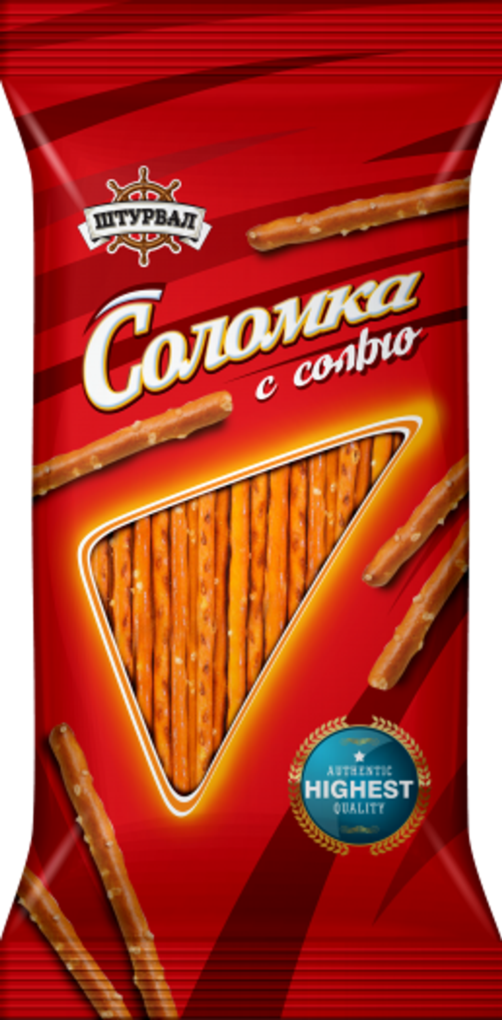 Соломка соленая 100гр (18 шт)
