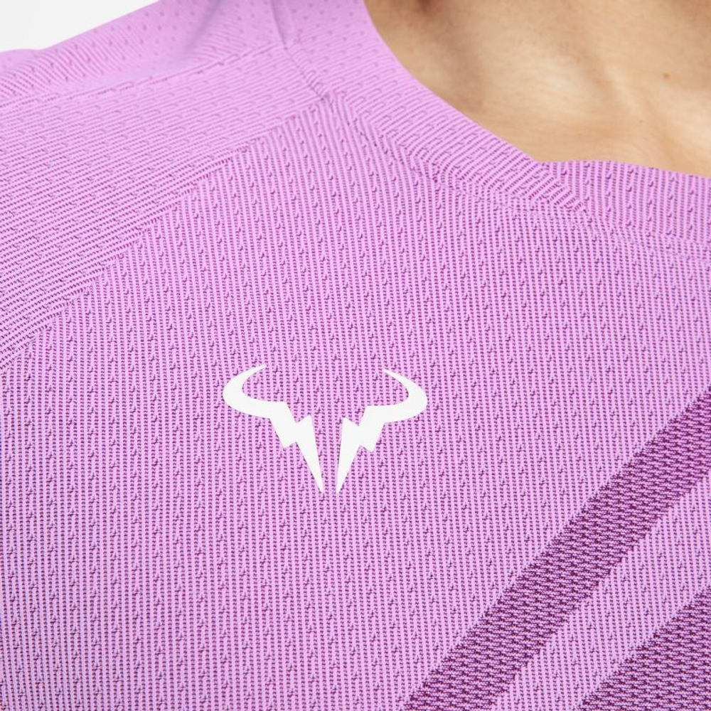 Мужская теннисная футболка Nike Dri-Fit Rafa Tennis Top - Фиолетовый