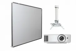 Exell - комплект: интерактивная доска EWB7740 с короткофокусным проектором EXD102STW и креплением DSM-14kw