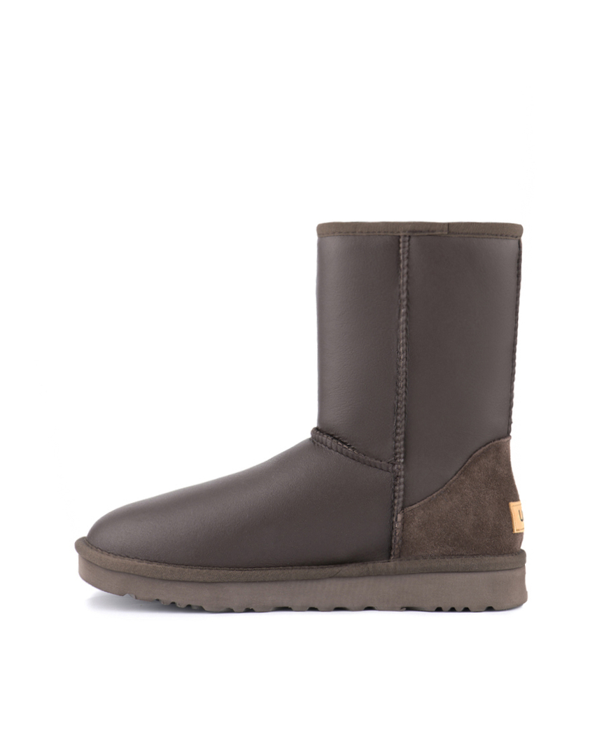 SHORT METALLIC II-chocolate