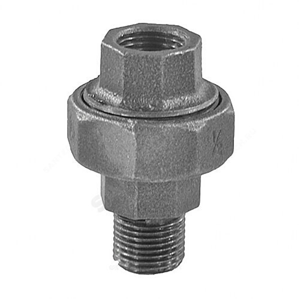 Соединитель прямой американка чугун Ду 32 (1 1/4") ВР/НР Fittex PLUS