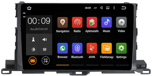 Магнитола для Toyota Highlander 3 2014-2020 - AIROC 2K RX-1112 Android 13, Быстрая, QLed+2K, CarPlay, SIM-слот