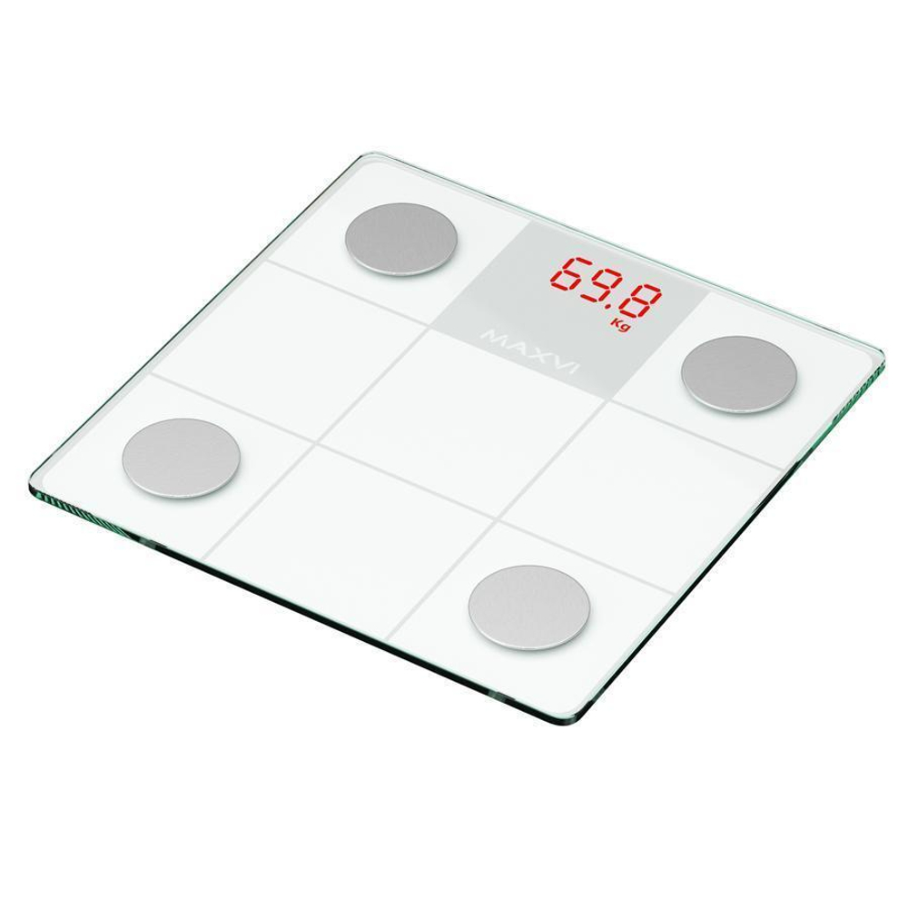 весы напольные Maxvi BS101white