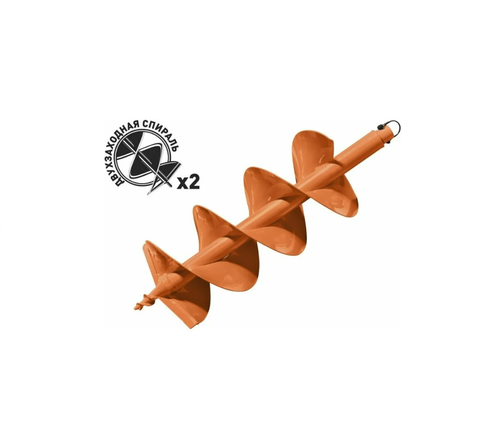 Шнек для грунта Carver GDB-200/2 двухзаходный