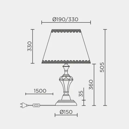 Настольный светильник LED4U L9916 WG