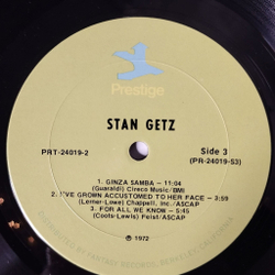 Винтажная виниловая пластинка LP Stan Getz (USA 1972) The Lady In Red