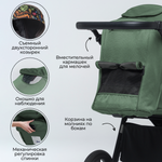 Коляска детская прогулочная BubaGo арт.BG 133-CH-2 MODEL BASS color/ цвет Green/ Зеленый