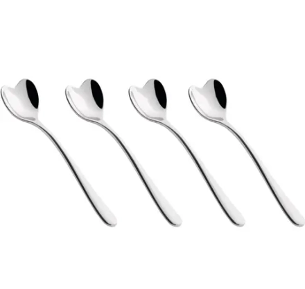 Alessi Набор из 4 ложек для кофе эспрессо, 10 см. AMMI08SET
