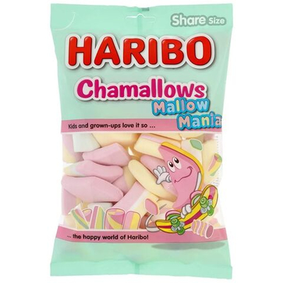 Cуфле-маршмеллоу Haribo Chamallows Mallow Mania 175 г (Из Финляндии)