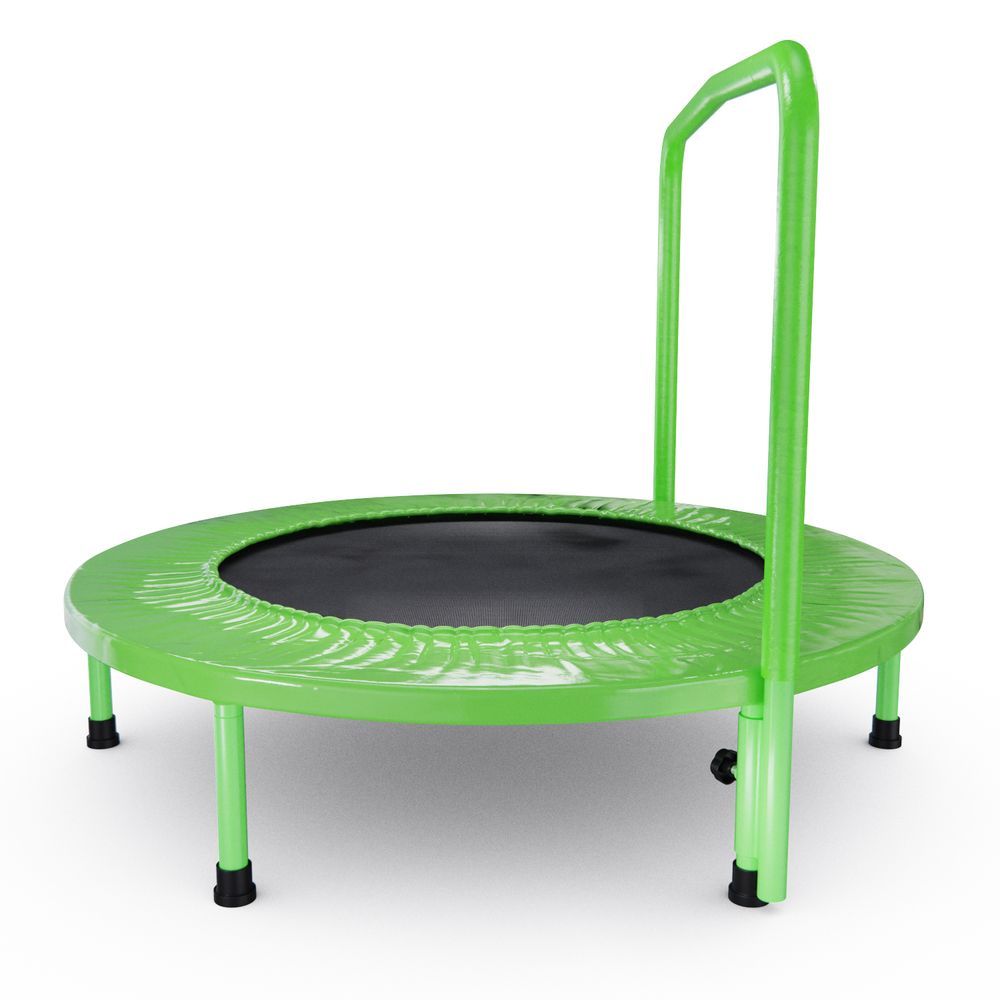 Батут с поручнем DFC JUMPFIT 36&amp;#039;&amp;#039; зеленый