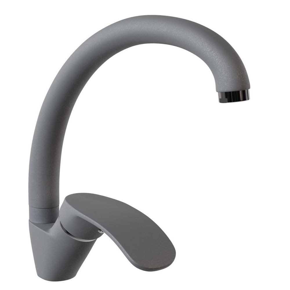 Смеситель для кухни 35к MIXLINE  МЛ-ГС02 (ML-GS02) (342) графит высок. излив
