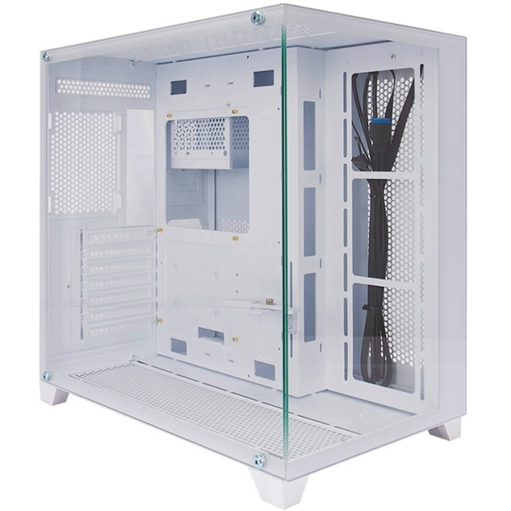 Корпус Midi-Tower 1STPLAYER MEGAVIEW MV8-TP White (MV8-TP-WH)