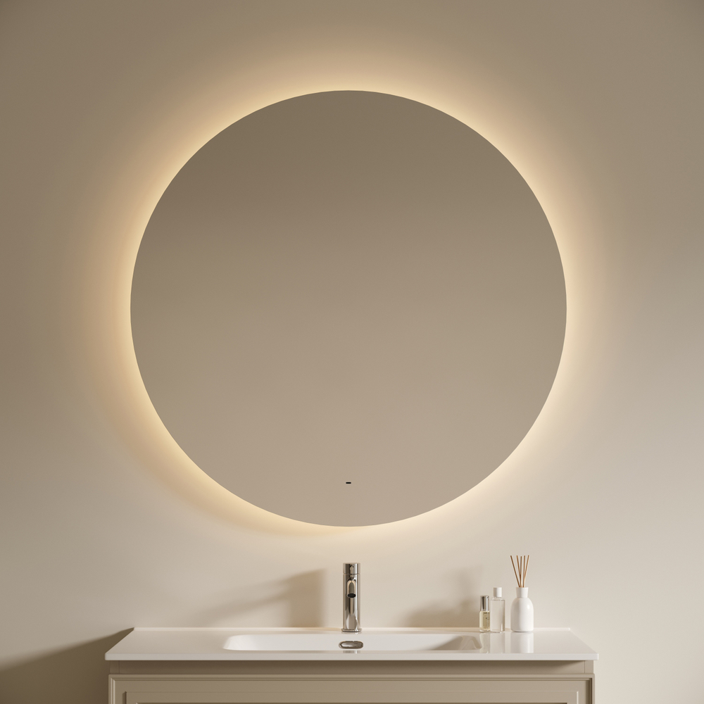 Зеркало для ванной комнаты SANCOS Сфера 2.0 (Сфера (Sfera) 2.0) D1000 led подсветка 2700K/4000K/5000K SF2.1000
