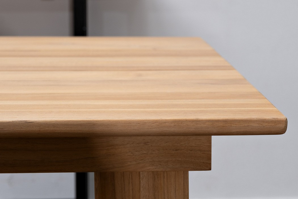 Обеденная группа из тика Joygarden ВЕНТО L, Natural Teak, серый