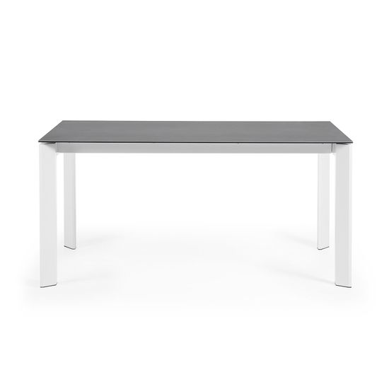 Стол Atta 160 (220) x90 белый керамический