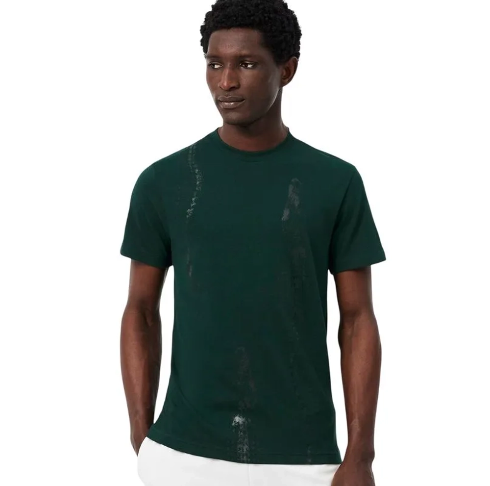 Мужская теннисная футболка Lacoste Tennis x Daniil Medvedev Graphic - green