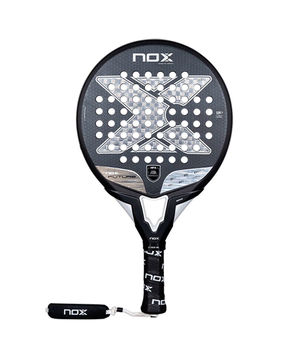 Ракетка NOX Future Control 12K Alum NFA 2025 — точность и стабильность