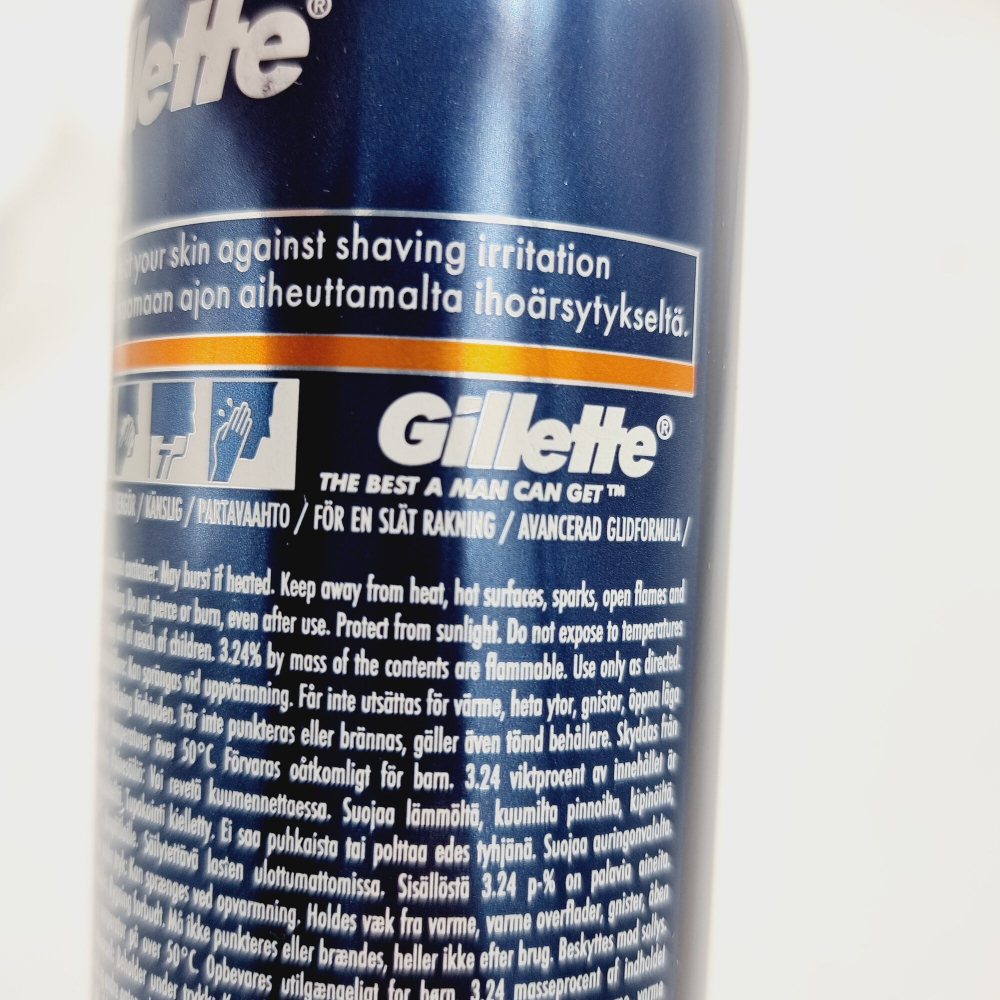 Gillette PRO Sensitive Shave Mousse Пена для бритья для чувствительной кожи, 240 мл