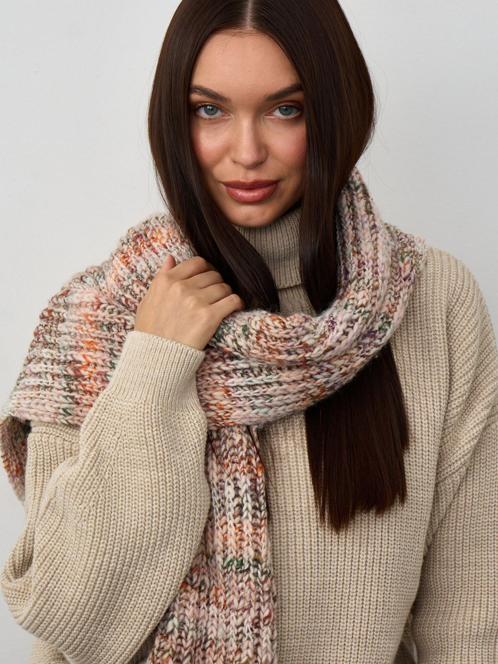 Шарф женский "КРЕМОВЫЙ"