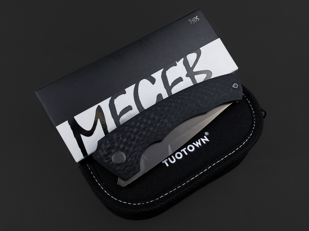 Складной нож Megeb-B [T10S PVD Carbon G10]