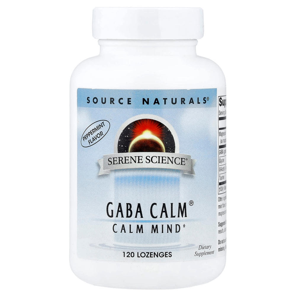 Source Naturals, Serene Science®, GABA Calm®, перечная мята, 120 пастилок