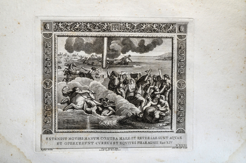 Библия Рафаэля Санти. Гравюры. 1790