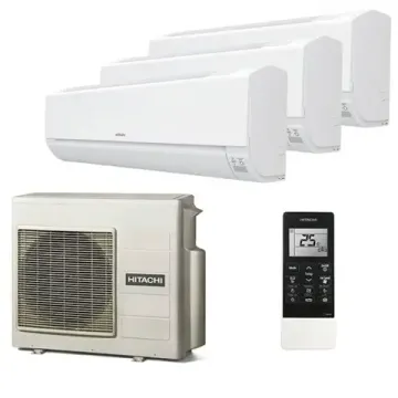 Мультисплит система на 3 комнаты Hitachi RAK-18REF + RAK-25REF + RAK-35REF / RAM-53NE3F