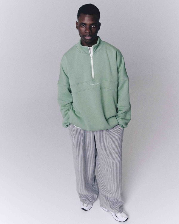 Брюки Striped Baggy Pants Grey - фото 2