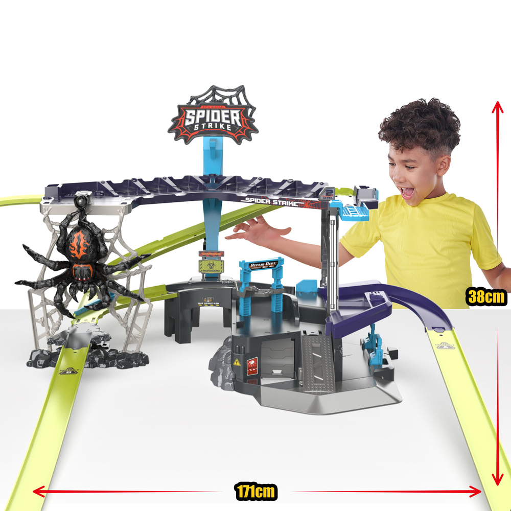 Игрушечная машинка Metal Machines Spider Strike Garage