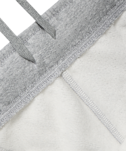 Флисовые брюки ESSENTIAL Cotton Fleece Pants, серый меланж, детский