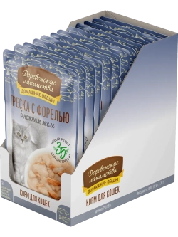 Корм для кошек пауч 70г*12шт