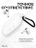 Чехол для Airpods Pro 2 Gurdini прорезиненный soft touch c карабином Полупрозрачный