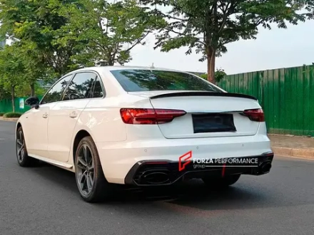 Карбоновый диффузор для AUDI A4 A4L 2019+ Ауди обвес