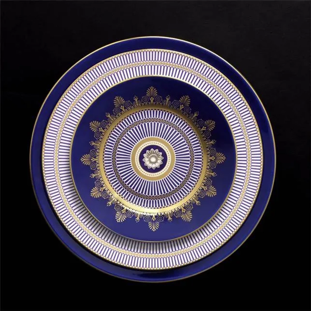 Wedgwood Блюдце для чашки эспрессо Wedgwood Prestige Anthemion Blue 11,5 см (без чашки) EAN 091574131436