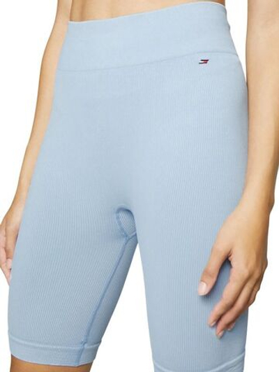 Женские Шорты теннисные Tommy Hilfiger HW Seamless Washed Ribbed Shorts - vessel blue
