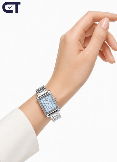 Casio LTP-1234DS-2A General часы наручные женские — винтажная модель с голубым перламутровым циферблатом