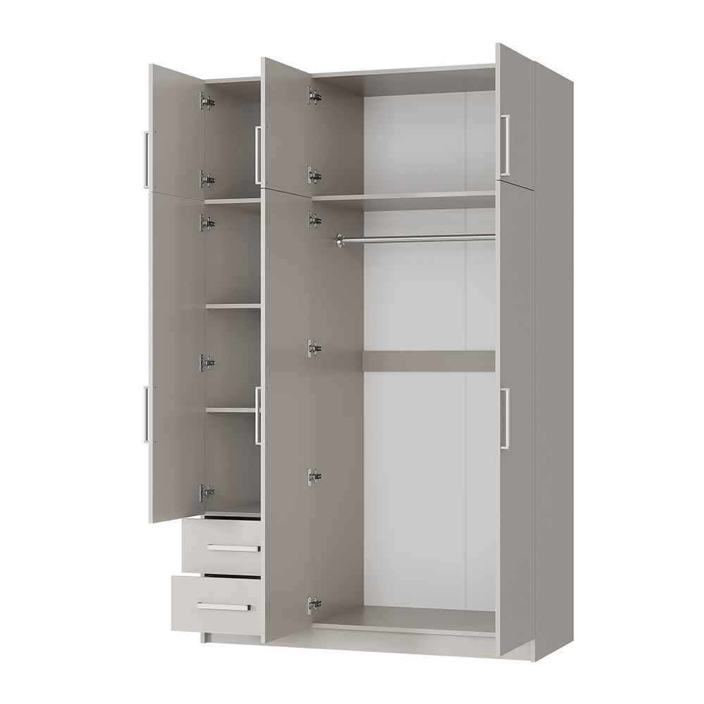 Шкаф 3-х ств.с ящиками1Ширина, мм 1290 Высота, мм 2100 Глубина, мм 560