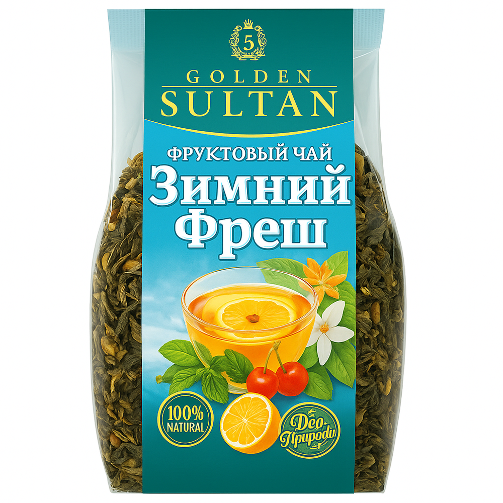 Чай фруктовый Зимний Фреш Султан 180 гр