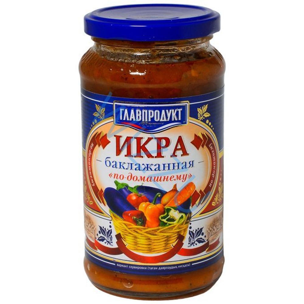 Икра баклажанная Главпродукт по-домашнему ст/б 450г