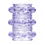 Стимулирующая насадка на пенис Armour Purple (Цвет: нежно-сиреневый)