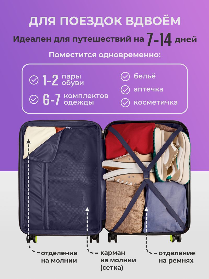 Набор M/L средний и большой Салатовый
