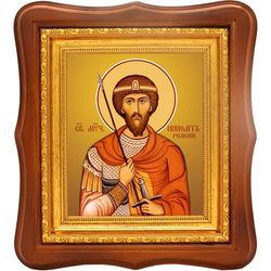 Ипполит Римский святой мученик. Икона на холсте.