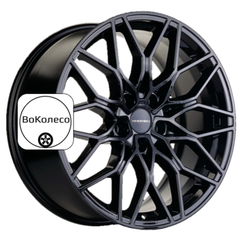 8,5x19/5x112 ET30 D66,6 KHW1902 (Audi/VW) Black Khomen Wheels